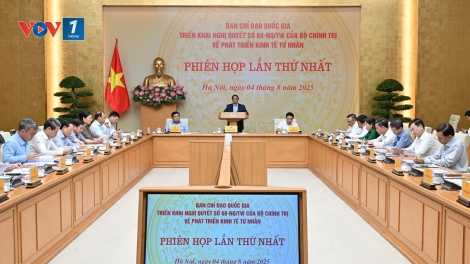 Thời sự 21h30 4/8/2025:Thủ tướng Phạm Minh Chính chủ trì họp Ban Chỉ đạo phát triển kinh tế tư nhân