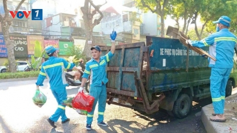 Đảm bảo vệ sinh môi trường trên địa bàn Thủ đô trước ngày Đại lễ