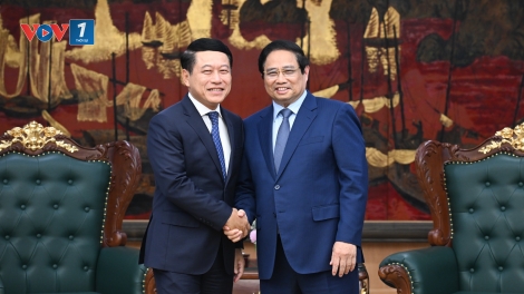 Thủ tướng Chính phủ Phạm Minh Chính tiếp Đoàn đại biểu Ban Cải cách doanh nghiệp Lào   