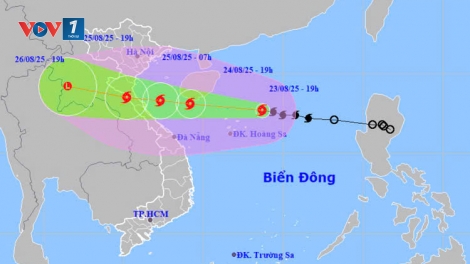 Thời sự 21h30 23/8/2025: Bão số 5 "tăng tốc" hướng vào các tỉnh miền Trung
