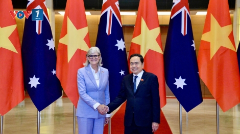 Chủ tịch Quốc hội Trần Thanh Mẫn hội kiến Toàn quyền Australia Sam Mostyn