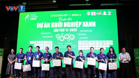 63 dự án đầu tiên thi vòng Bán kết Khởi nghiệp Xanh 2025 tại TP.HCM