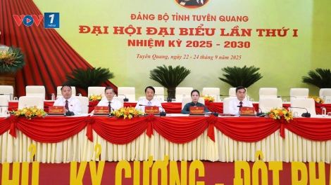 Khai mạc phiên trù bị Đại hội Đại biểu Đảng bộ tỉnh Tuyên Quang lần thứ I, nhiệm kỳ 2025-2030