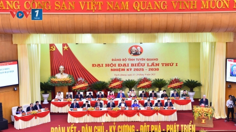Đồng chí Đỗ Văn Chiến dự Đại hội Đại biểu Đảng bộ tỉnh Tuyên Quang lần thứ I, nhiệm kỳ 2025-2030