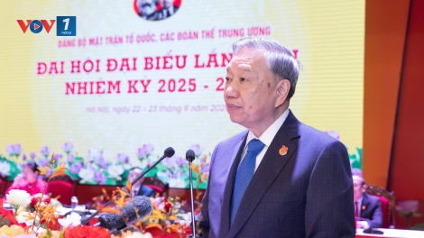 Thời sự 12H 23/9/2025: Tổng Bí thư Tô Lâm dự khai mạc Đại hội đại biểu Đảng bộ Mặt trận Tổ quốc