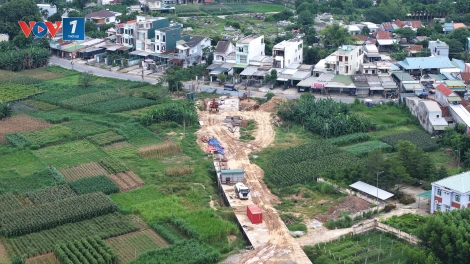 Vướng mặt bằng, tiến độ thi công đường Hoàng Sa – Dốc Sỏi (Quảng Ngãi) chậm trễ
