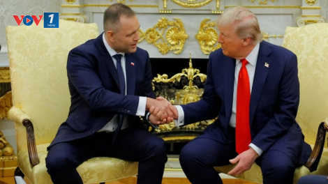 Tân Tổng thống Ba Lan hội đàm với Tổng thống Trump