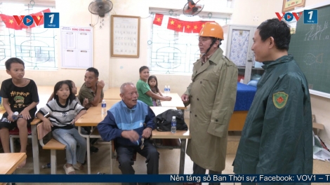 Cửa lò, Nghệ An: di dời hàng trăm người dân ven biển đến nơi an toàn