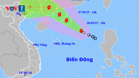 Thời sự 21h30 6/9/2025: Bão số 7 đã hình thành trên Biển Đông, khả năng tiếp tục mạnh thêm