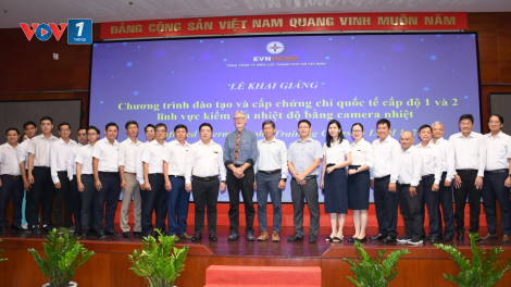 EVNHCMC mở khóa đào tạo quốc tế về kiểm tra nhiệt độ bằng camera