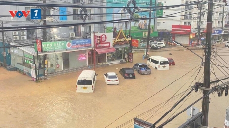 Thái Lan huy động toàn lực ứng phó lũ lụt tại 17 tỉnh sau bão Bualoi