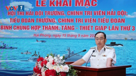 Quân chủng Hải quân khai mạc Hội thi cán bộ chủ trì cấp Hải đội, Tiểu đoàn năm 2025