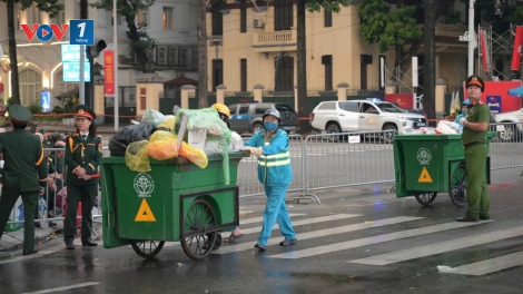 Urenco thực hiện tốt công tác vệ sinh môi trường phục vụ sự kiện A80