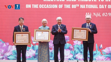 Ông Đỗ Văn Chiến gặp mặt, tri ân bạn bè quốc tế nhân Kỷ niệm 80 năm quốc khánh nước CHXHCN Việt Nam