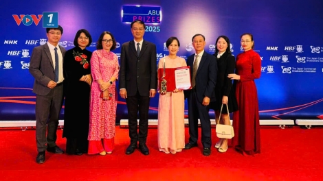 VOV giành giải Xuất sắc Thể loại Thông điệp Xã hội Giải ABU 2025