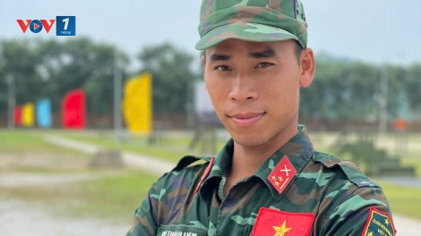 Đại úy Vũ Thành Liêm - Điển hình cán bộ trẻ toàn quân trong phong trào thi đua quyết thắng