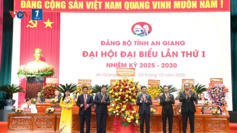 Khai mạc Đại hội đại biểu Đảng bộ tỉnh An Giang lần thứ I, nhiệm kỳ 2025-2030
