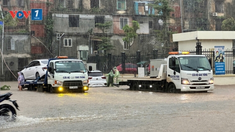 Quảng Ninh: Mưa lớn khiến nhiều khu vực bị ngập
