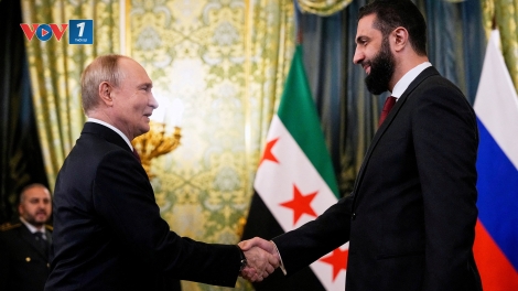 Tổng thống lâm thời Syria lần đầu thăm Nga định hình quan hệ giai đoạn “hậu Assad”
