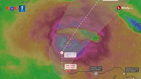 Bão Melissa mạnh lên cấp 4, hướng thẳng Jamaica với sức gió 220 km/h