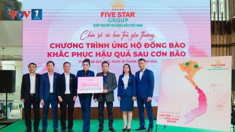 Five Star Group lan tỏa yêu thương: Quyên góp 1 tỷ đồng hỗ trợ đồng bào vùng lũ
