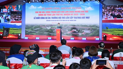 Thời sự 18h 14/10/2025: Thủ tướng dự khởi công Dự án Trường nội trú liên cấp Bát Mọt