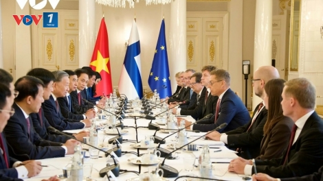 Tổng Bí thư Tô Lâm hội đàm với Tổng thống Phần Lan Alexander Stubb