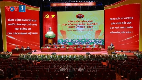 Thời sự 6h 13/10/2025: Khai mạc Đại hội đại biểu Đảng bộ Chính phủ lần thứ nhất, nhiệm kỳ 2025-2030