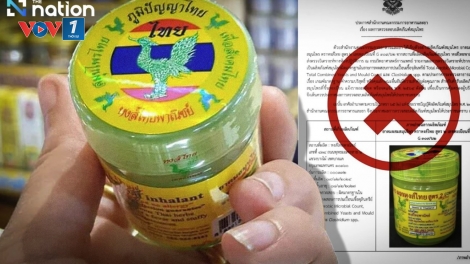 Thái Lan thu hồi hàng trăm ngàn lọ dầu hít thảo dược nhiễm khuẩn
