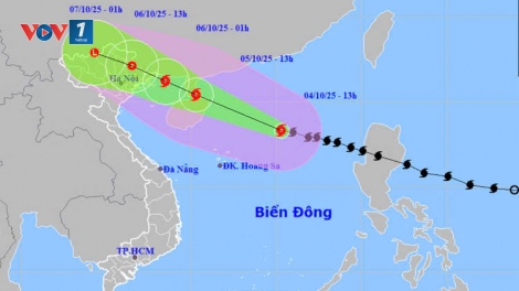 Bão Matmo mạnh lên đầu cấp 12, giật cấp 15, khả năng còn mạnh thêm