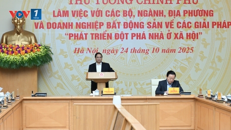 Thời sự 12h 24/10/2025: Thủ tướng: Phải tạo điều kiện thuận lợi nhất cho người mua nhà ở xã hội