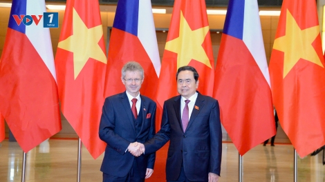 Chủ tịch Quốc hội Trần Thanh Mẫn hội đàm Chủ tịch Thượng viện Quốc hội Cộng hòa Séc