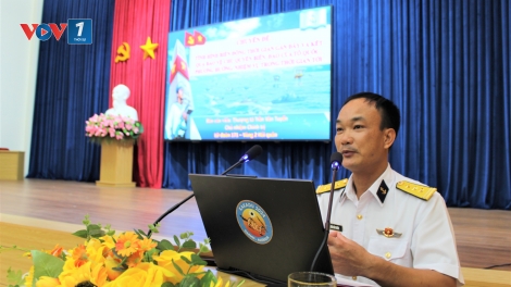 Lữ đoàn 171 đẩy mạnh công tác tuyên truyền biển, đảo trên địa bàn thành phố Hồ Chí Minh
