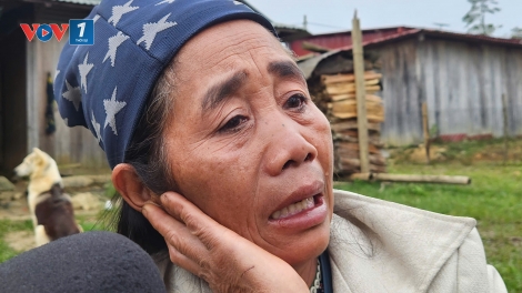 "Núi lở, đất chảy" và nước mắt người ở lại