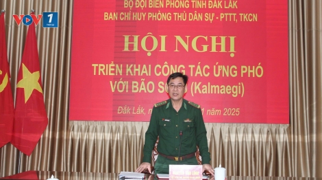 Ban Chỉ huy Bộ đội Biên phòng tỉnh Đắk Lắk chủ động ứng phó bão cơn bão số 13 (Kalmaegi)