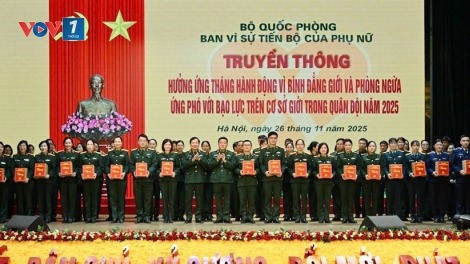 Hưởng ứng Tháng hành động vì bình đẳng giới trong Quân đội năm 2025