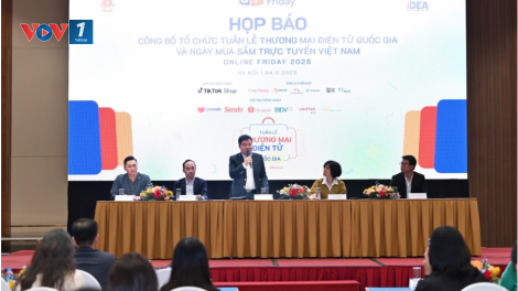 Nhiều hàng hóa khuyến mại đến 100% tại Tuần lễ Thương mại điện tử quốc gia 2025