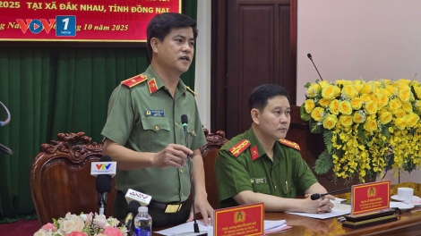 Công an tỉnh Đồng Nai tăng cường giữ gìn an ninh trật tự cơ sở