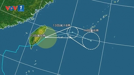 Bão Phượng Hoàng tiếp tục đe doạ khu vực Okinawa – Nhật Bản