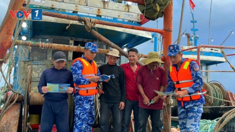 Bộ Tư lệnh Vùng Cảnh sát biển 1 đẩy mạnh tuyên truyền, quyết liệt thực hiện đợt cao điểm chống khai 
