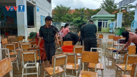 Khánh Hòa: Trường học mở cửa, ngôi nhà từng bước hồi sinh sau lũ dữ