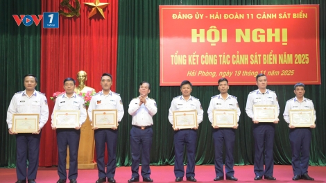 Hải đoàn 11 - Điểm sáng trong phong trào Thi đua Quyết thắng của Vùng Cảnh sát biển 1