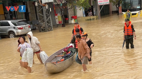 Xã Tuy Phước (Gia Lai) lại sơ tán dân trong đêm, đề phòng lũ quay trở lại