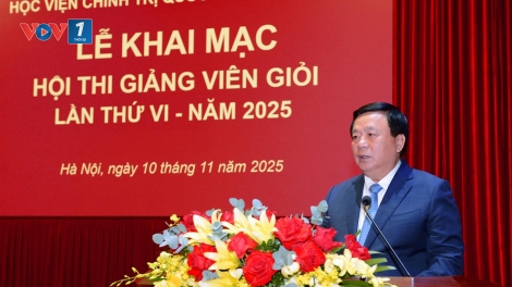 Học viện Chính trị quốc gia Hồ Chí Minh khai mạc Hội thi giảng viên giỏi lần thứ VI – năm 2025