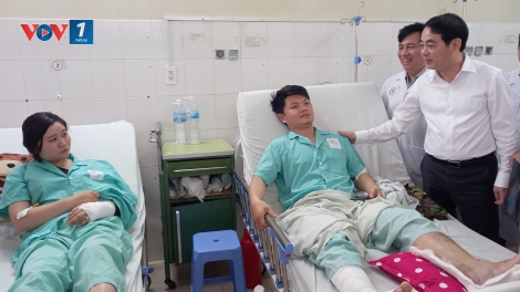 Sức khỏe nạn nhân vụ sạt lở đèo Khánh Lê đã ổn định