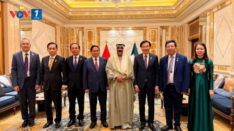 Thủ tướng Chính phủ Phạm Minh Chính hội kiến Quốc vương Kuwait