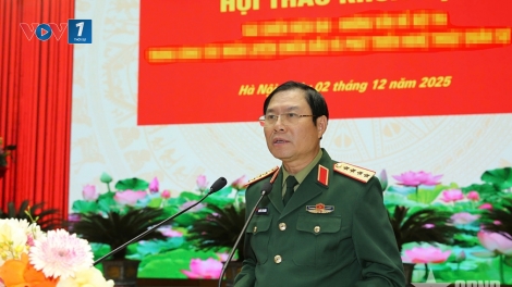 Đại tướng Nguyễn Tân Cương chủ trì Hội thảo khoa học nghệ thuật quân sự