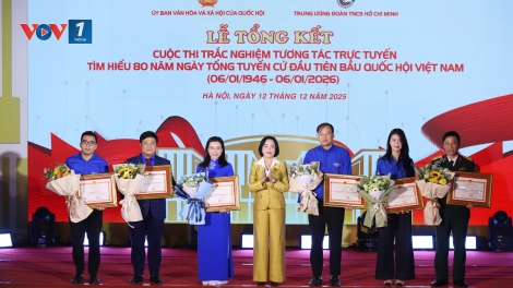 Tổng kết cuộc thi tìm hiểu 80 năm Ngày Tổng tuyển cử đầu tiên bầu Quốc hội Việt Nam