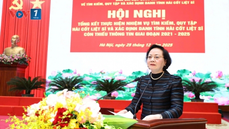 Phó Thủ tướng Phạm Thị Thanh Trà: Cần đẩy nhanh tiến độ tìm kiếm, quy tập hài cốt liệt sĩ 