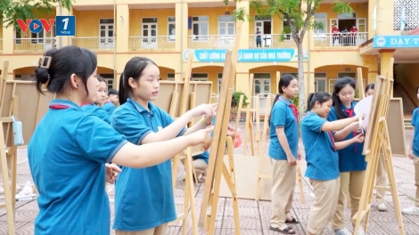 “Em yêu biển đảo quê hương” – Gieo mầm chủ quyền từ những nét vẽ tuổi thơ